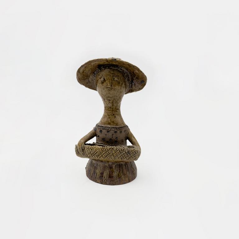 Catalogue raisonné, Jean & Jacqueline Lerat, Femme à la longue corbeille (bouquetière), 1952