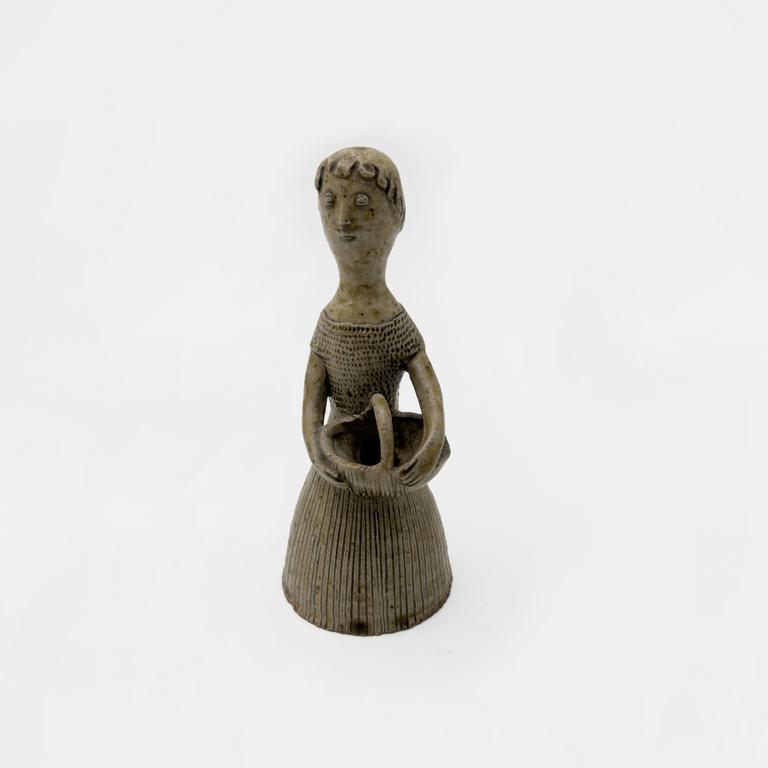 Catalogue raisonné, Jean & Jacqueline Lerat, Femme à la jupe rayée (bouquetière), 1951
