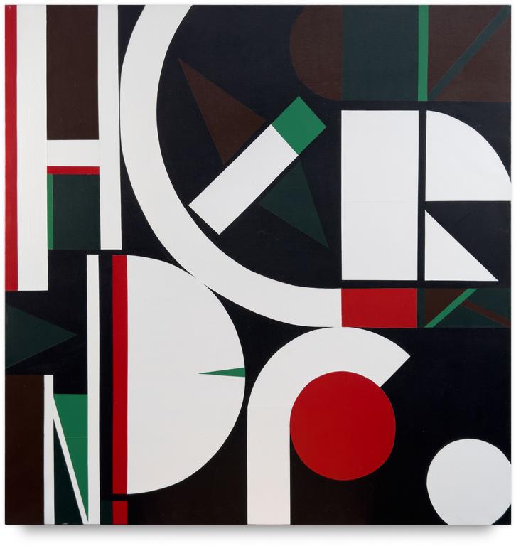 Catalogue raisonné, Horacio Garcia Rossi, Portrait du nom d'Herbin - 2010