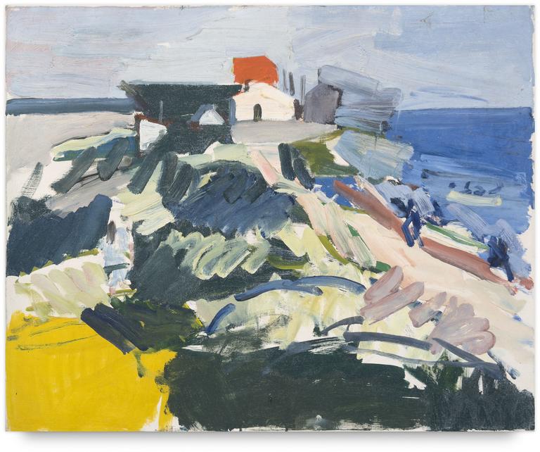 Catalogue raisonné, Michel Mousseau, Maison Blanche rouge, circa 1965