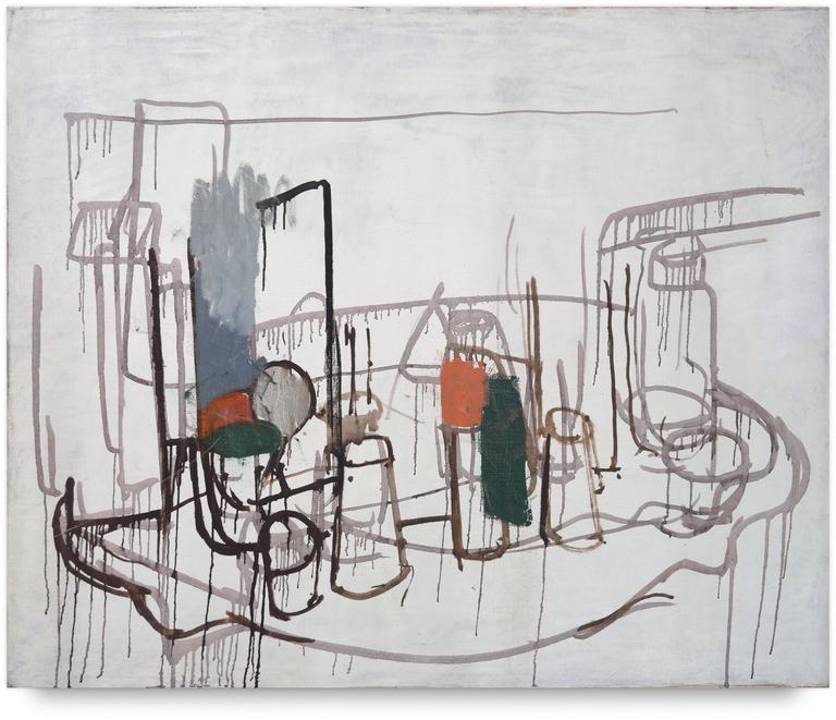 Catalogue raisonné, Michel Mousseau, Tracé 3, circa 1965