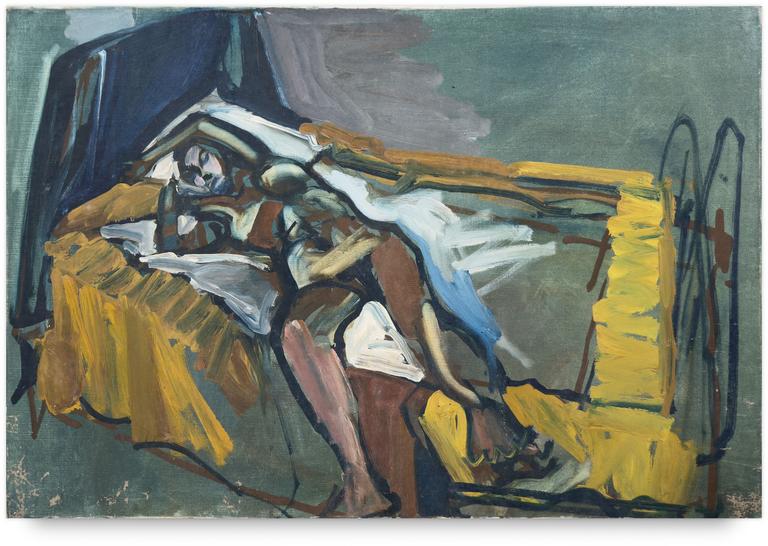 Catalogue raisonné, Michel Mousseau, Nu sur un lit, circa 1965