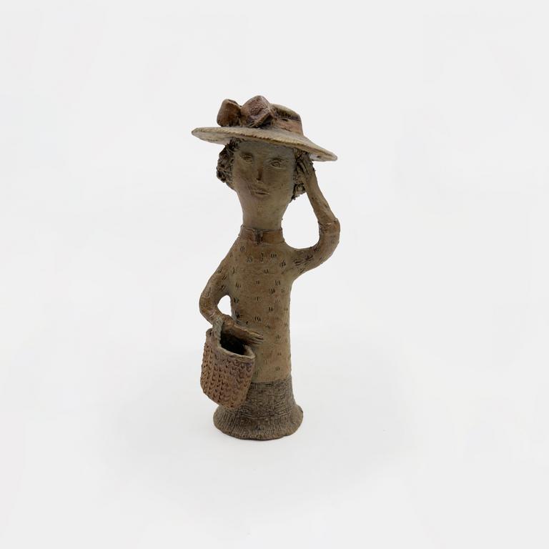 Catalogue raisonné, Jean & Jacqueline Lerat, Femme au chapeau avec un gros noeud (bouquetière), 1969