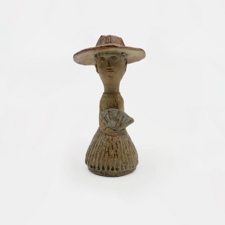 Catalogue raisonné, Jean & Jacqueline Lerat, Femme à l'éventail (bouquetière), 1971