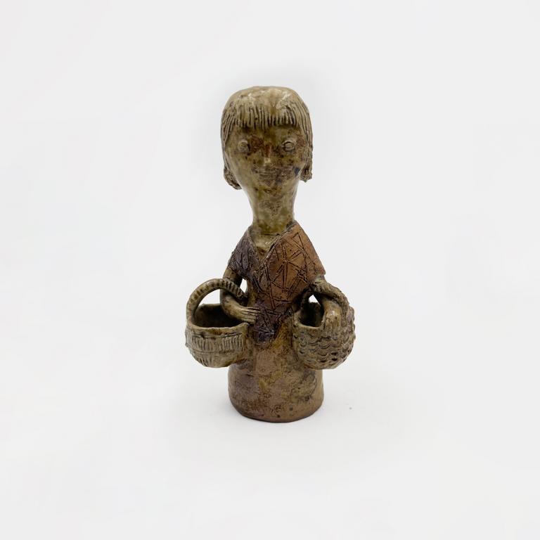 Catalogue raisonné, Jean & Jacqueline Lerat, Femme aux deux paniers (bouquetière), 1962