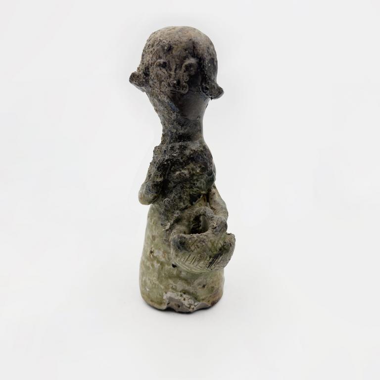 Catalogue raisonné, Jean & Jacqueline Lerat, Femme avec émail bouillonnant (bouquetière), 1952
