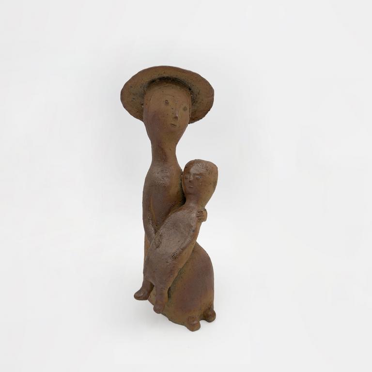 Catalogue raisonné, Jean & Jacqueline Lerat, Femme au chapeau à l'enfant, 1958