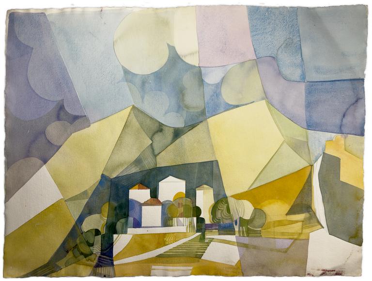 Catalogue raisonné, Adolphe Deville, Bastide provençale, vers 1980