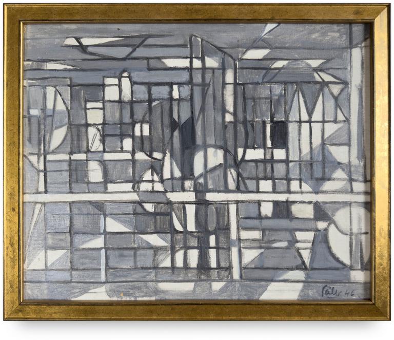 Catalogue raisonné, Hans Seiler, Hiver sur la Marne, 1946