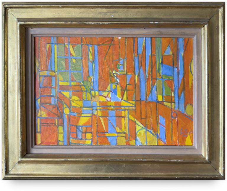 Catalogue raisonné, Hans Seiler, Intérieur rouge II, 1946