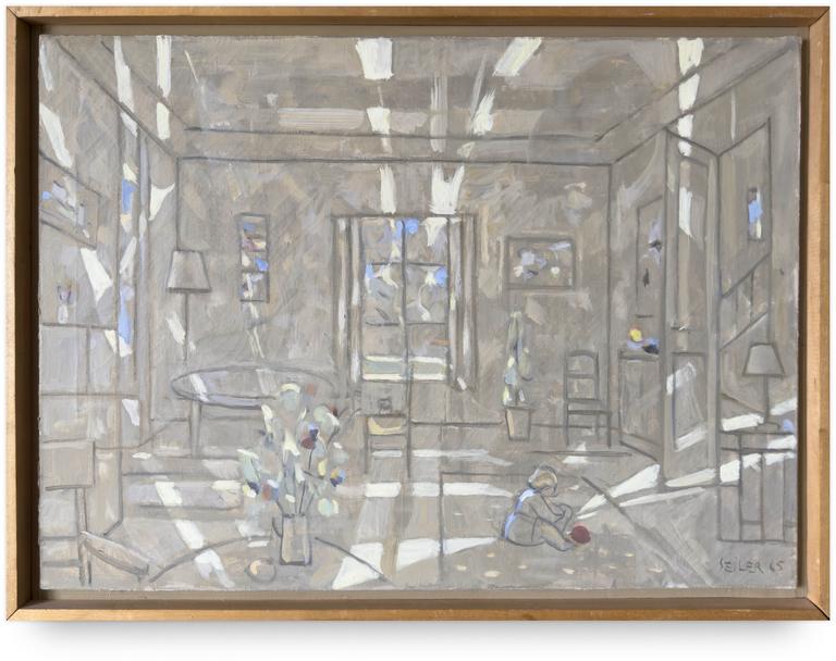 Catalogue raisonné, Hans Seiler, Intérieur à l'enfant (Dreux), 1965