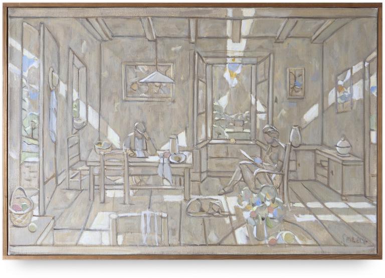 Catalogue raisonné, Hans Seiler, Intérieur de la Roque, 1985