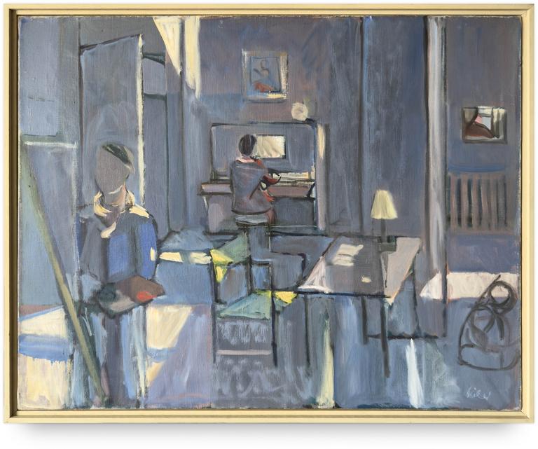 Catalogue raisonné, Hans Seiler, Intérieur au piano, 1935