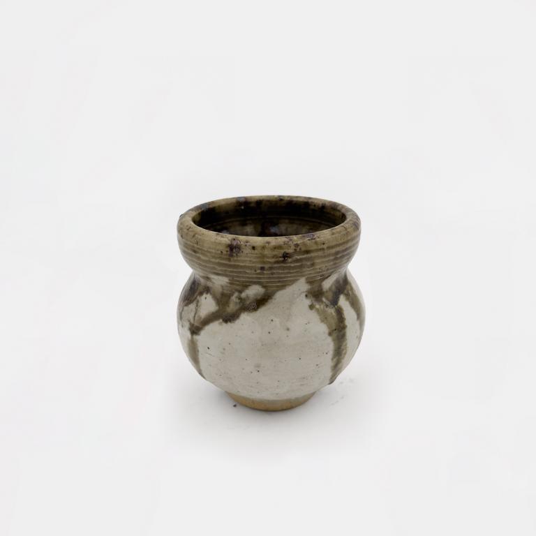 Catalogue raisonné, Jean & Jacqueline Lerat, Petit pot blanc aux couleurs vertes, 1946
