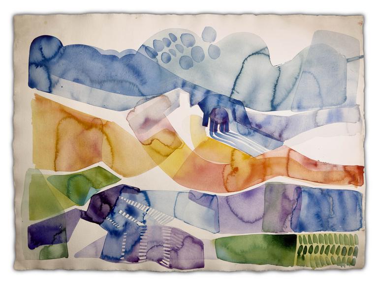 Catalogue raisonné, Adolphe Deville, Paysage provençal, 1970