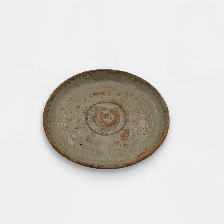 Catalogue raisonné, Jean & Jacqueline Lerat, Assiette à dessert avec sirène, 1957-2009