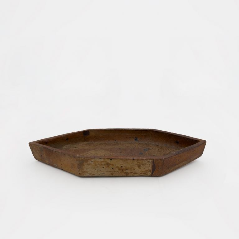 Catalogue raisonné, Jean & Jacqueline Lerat, Plat losange marron, 1978