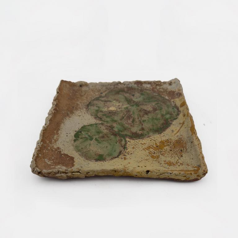 Catalogue raisonné, Jean & Jacqueline Lerat, La feuille de capucine (Plat), 1976