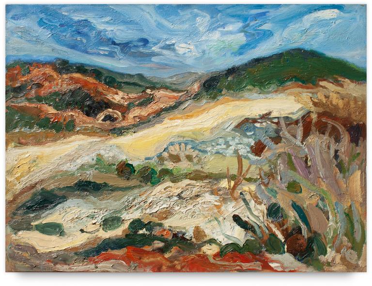 Catalogue raisonné, Henri Baviera, Paysage de Provence — 1960