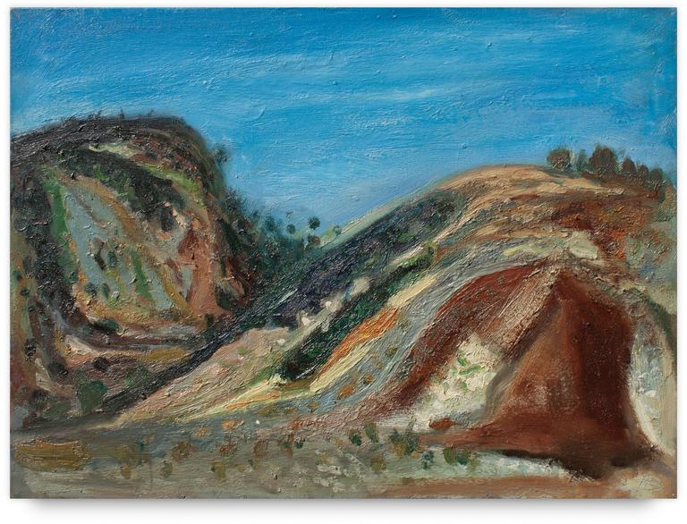 Catalogue raisonné, Henri Baviera, Colline vers Ferrassières — 1960