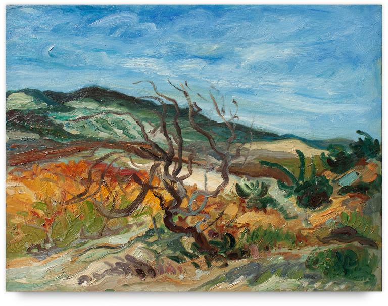 Catalogue raisonné, Henri Baviera, Collines vers Simiane, 1960