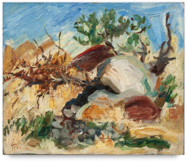 Catalogue raisonné, Henri Baviera, Rochers à Greolières — 1960