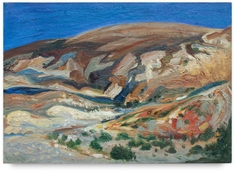 Catalogue raisonné, Henri Baviera, Collines de Rustrel — 1960