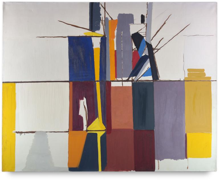 Catalogue raisonné, Michel Mousseau, Verticales jaunes,