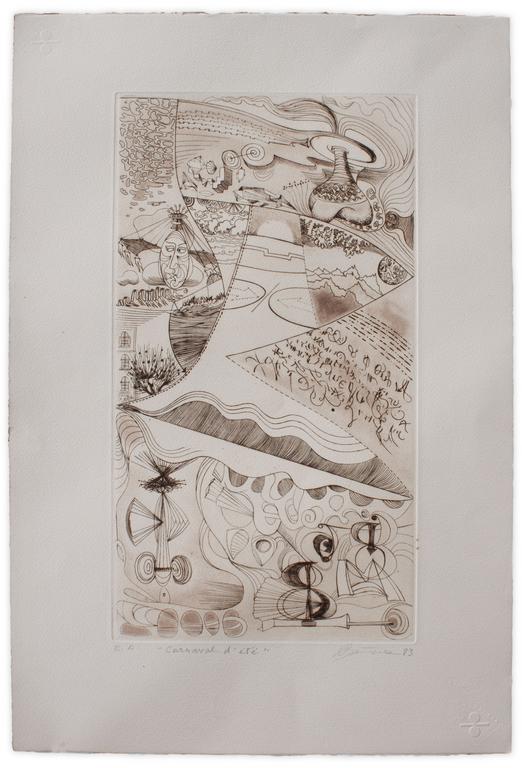 Catalogue raisonné, Henri Baviera, CARNAVAL D’ETE — 1983