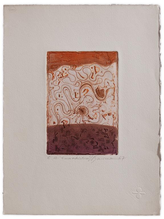Catalogue raisonné, Henri Baviera, TRACES ONDULATOIRES — 1967