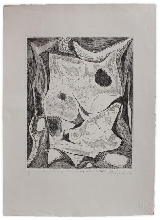 Catalogue raisonné, Henri Baviera, IMAGINAIRE MINÉRAL — 1966