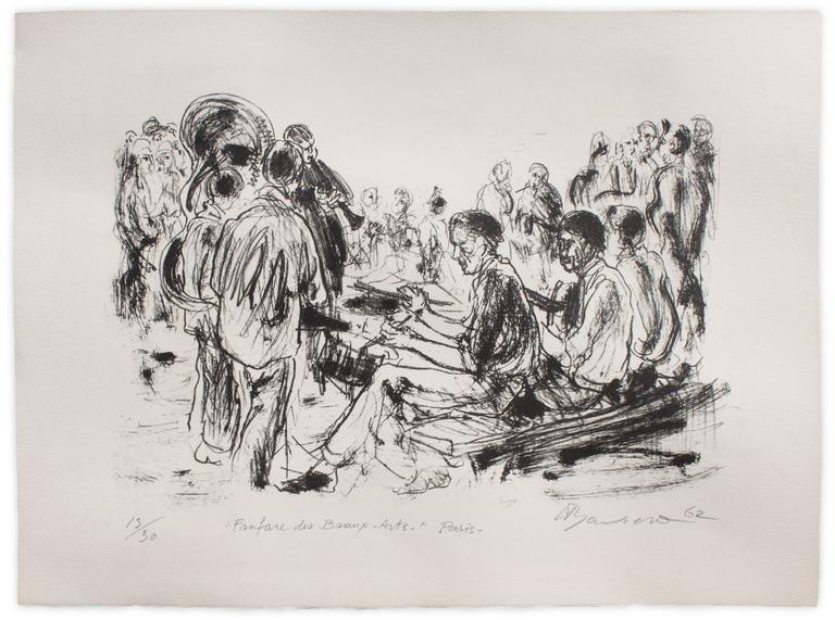 Catalogue raisonné, Henri Baviera, FANFARRE DES BEAUX ARTS — 1962