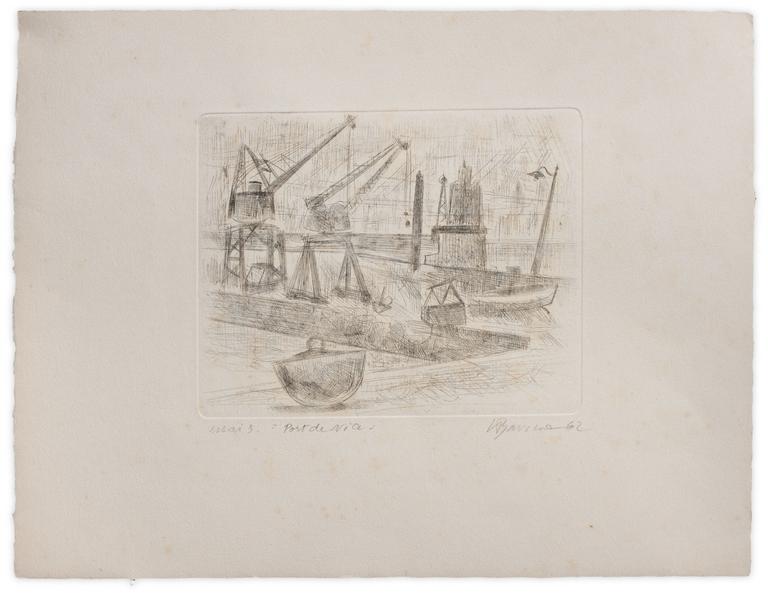 Catalogue raisonné, Henri Baviera, PORT DE NICE — 1962