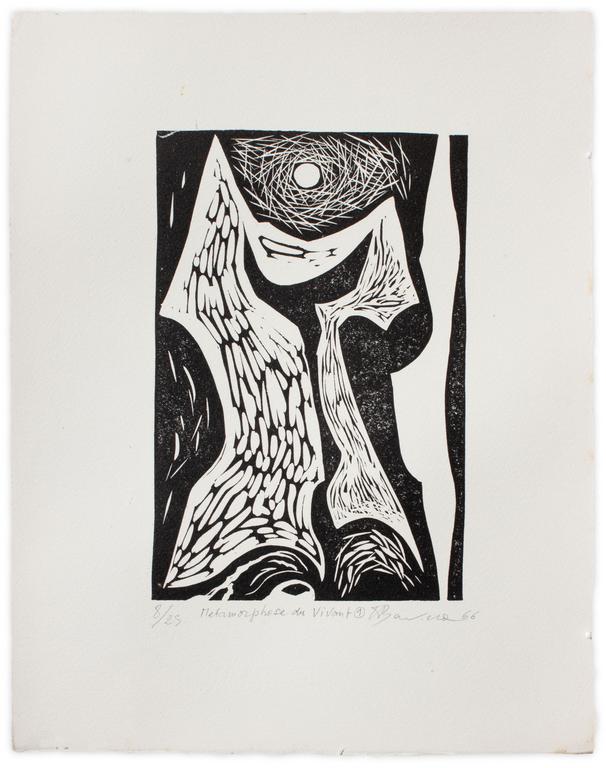 Catalogue raisonné, Henri Baviera, METAMORPHOSE DU VIVANT — 1966