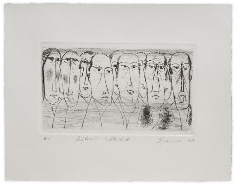 Catalogue raisonné, Henri Baviera, REFLEXION COLLECTIVE — 2016