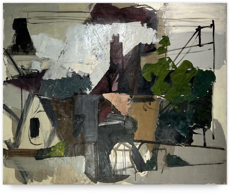 Catalogue raisonné, Michel Mousseau, Deux Maisons, circa 1957