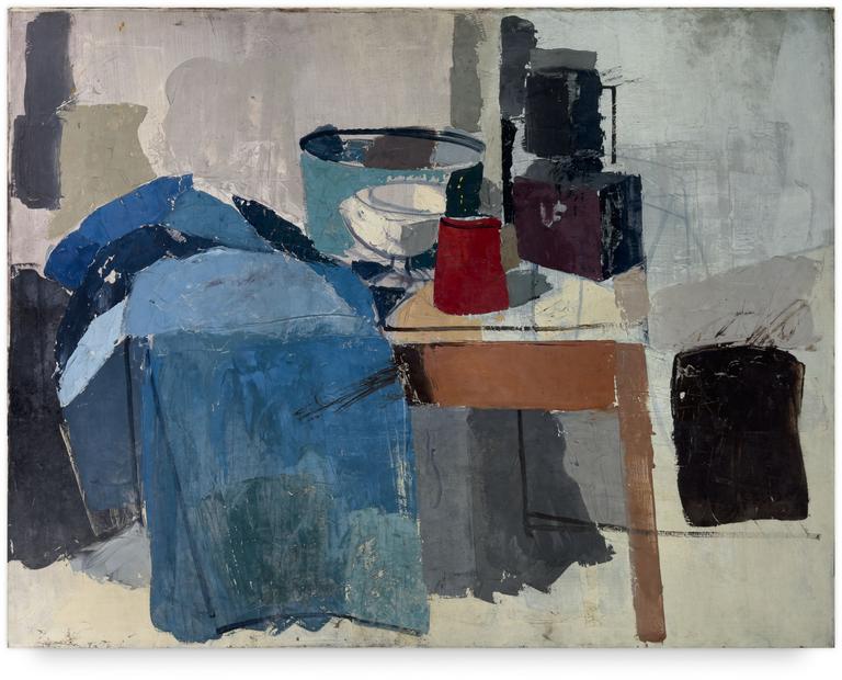 Catalogue raisonné, Michel Mousseau, Bleu rouge noir, circa 1965