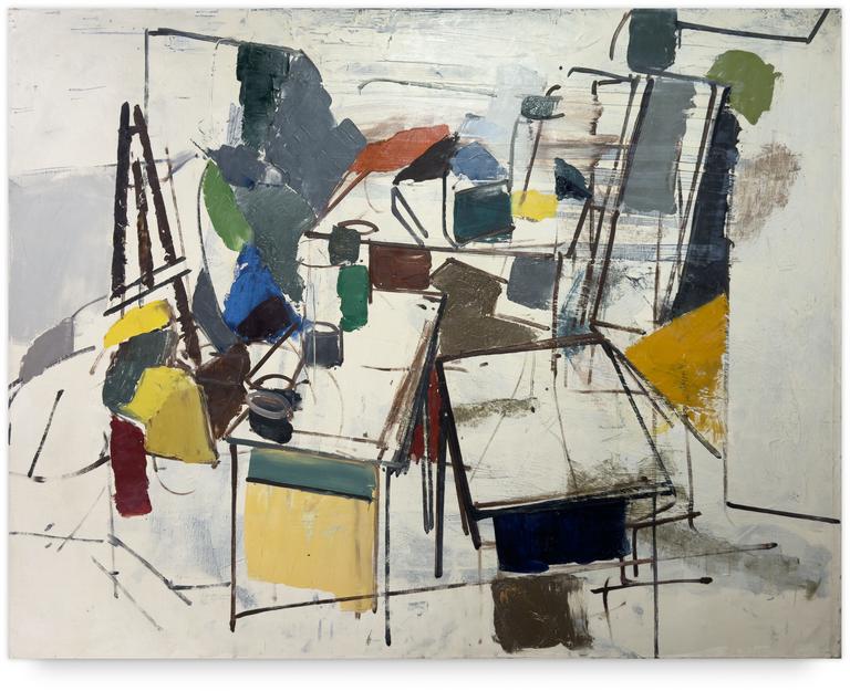 Catalogue raisonné, Michel Mousseau, Un chevalet, circa 1975
