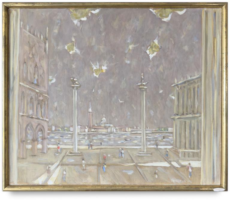Catalogue raisonné, Hans Seiler, Place Saint-Marc à Venise, 1974