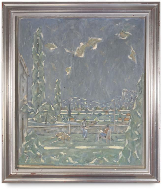 Catalogue raisonné, Hans Seiler, Sur la terrasse II, 1977