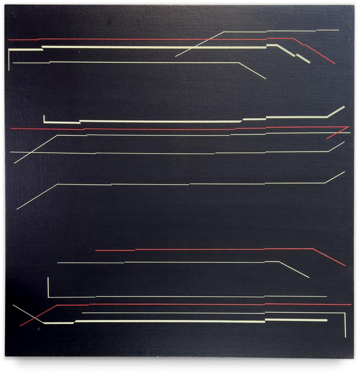 Catalogue raisonné, Henri Prosi, Lignes en décalage 232 — 1991