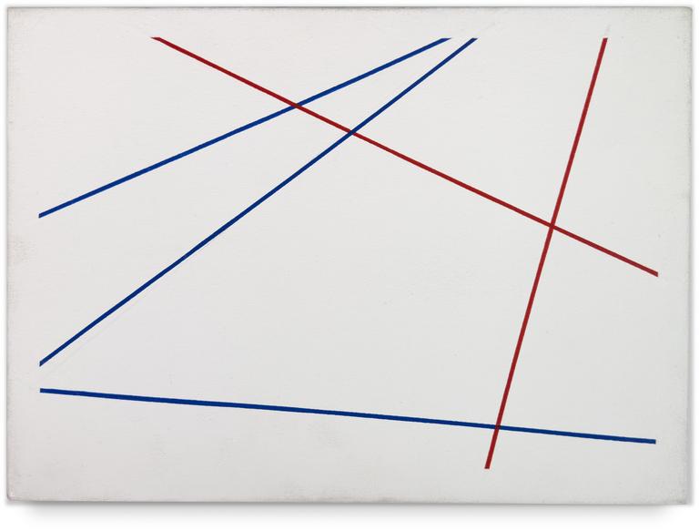 Catalogue raisonné, Henri Prosi, Sans titre (Lignes 4) — 1986