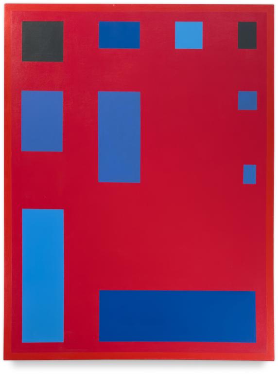 Catalogue raisonné, Henri Prosi, Progression sur fond rouge — 2005