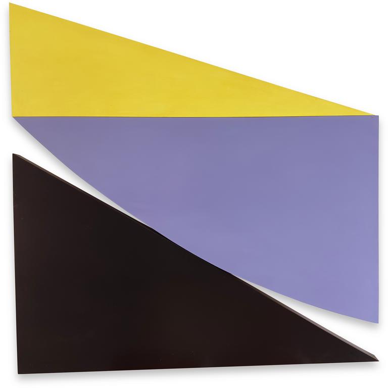 Catalogue raisonné, Joël Froment, Sans titre (noir jaune violet) — 2012