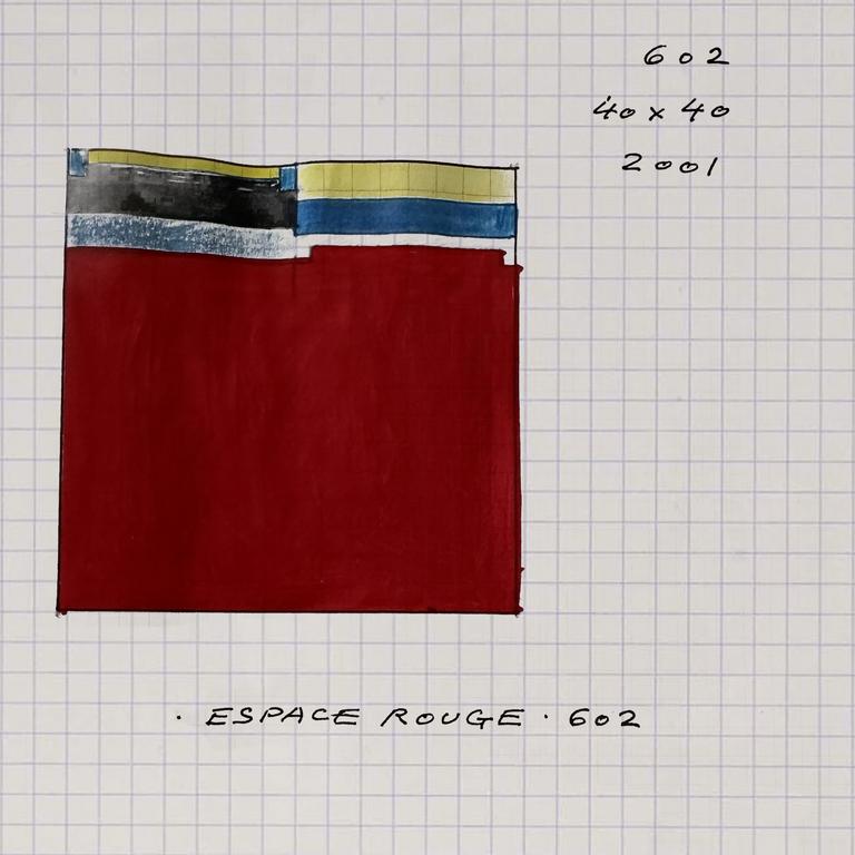 Catalogue raisonné, Henri Prosi, ESPACE ROUGE 602 — 2001
