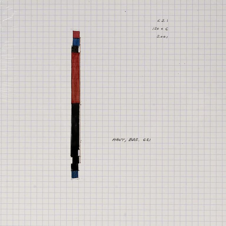 Catalogue raisonné, Henri Prosi, HAUT / BAS 621 — 2001