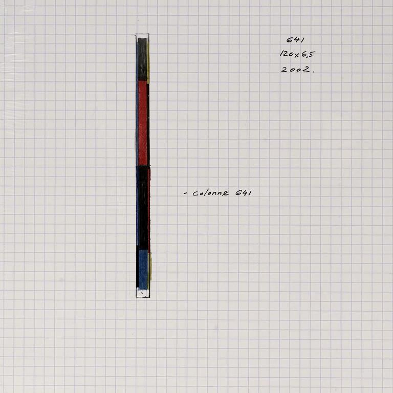 Catalogue raisonné, Henri Prosi, COLONNE 641 — 2002