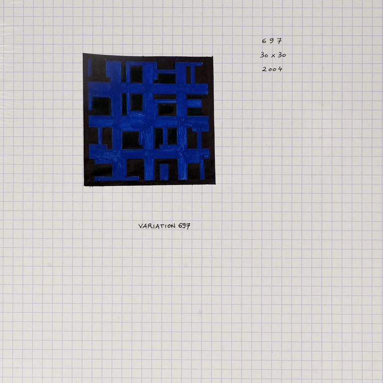 Catalogue raisonné, Henri Prosi, VARIATION 697 — 2004