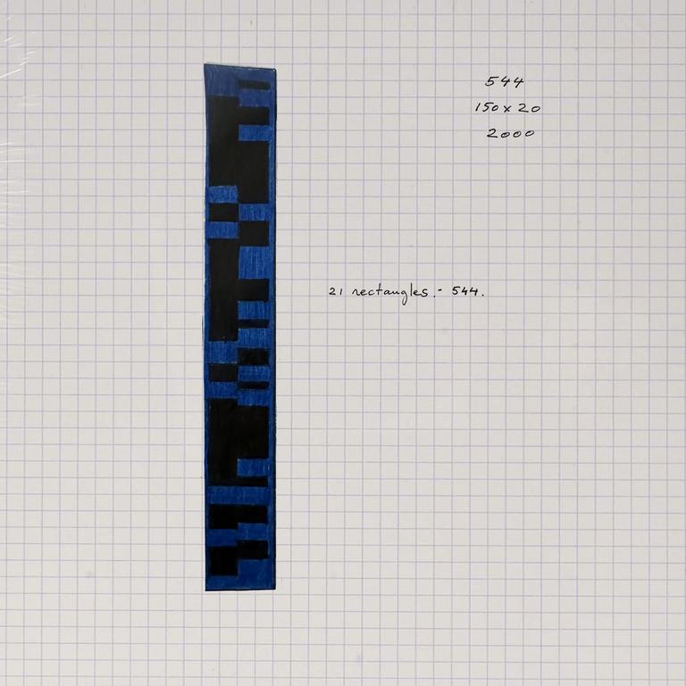 Catalogue raisonné, Henri Prosi, 21 RECTANGLES 544 — 2000