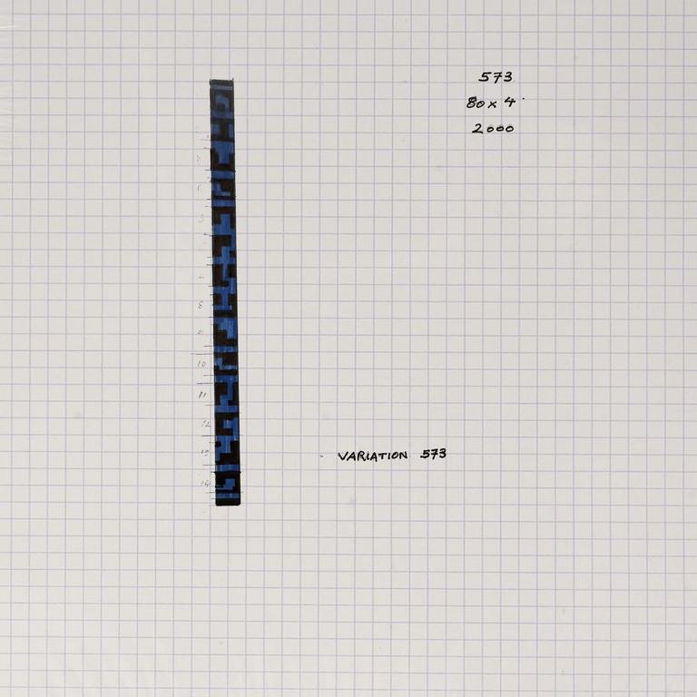 Catalogue raisonné, Henri Prosi, VARIATION 573 — 2000